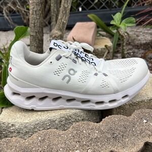 On Running Cloudsurfer Women's Running Shoes White Frost Size 9.5 Lightweight